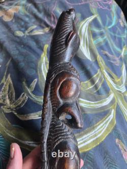 Papua New Guinea, Sepik Tribal Art Staff