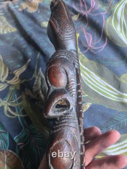 Papua New Guinea, Sepik Tribal Art Staff