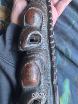 Papua New Guinea, Sepik Tribal Art Staff