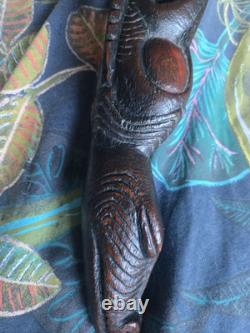 Papua New Guinea, Sepik Tribal Art Staff