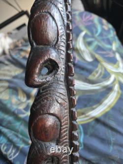 Papua New Guinea, Sepik Tribal Art Staff