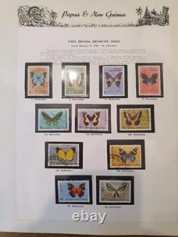 Papua New Guinea Seven Seas Stamp Album 1966-1988 most MUH