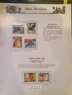 Papua New Guinea Seven Seas Stamp Album 1966-1988 most MUH