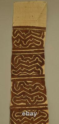 Papua New Guinea Skirt Bark Cloth Collingwood Bay Ceremonial Bark Cloth Skirt