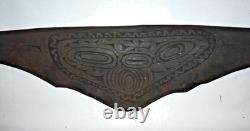Papua New Guinea Spear Thrower, Croc On End 34, 1900s
