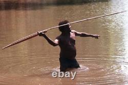 Papua New Guinea Spear Thrower, Croc On End 34, 1900s