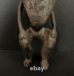 Papua New Guinea Spirit Figure, Hand Carved Keram River Sacred Bird Man Ancestor