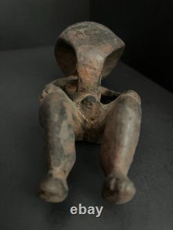 Papua New Guinea Spirit Figure, Hand Carved Keram River Sacred Bird Man Ancestor