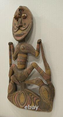 Papua New Guinea Statue Hook Iatmul Wood Food Ceremonial Hook