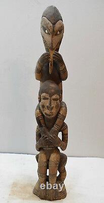 Papua New Guinea Statue Iatmul Kambot Village Bird Wood Statue