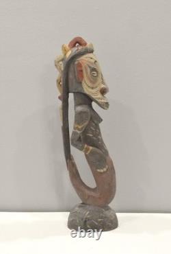 Papua New Guinea Statue Latmul Tribe Yamok Village