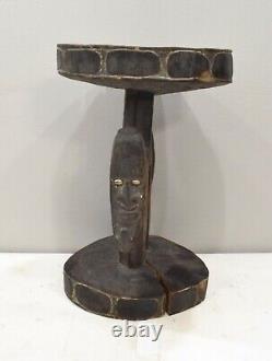 Papua New Guinea Stool Double Face Abelam Tribe Clan Symbols