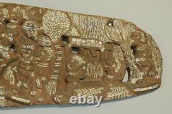 Papua New Guinea Story Board Kambot Carved Wood Relief Storyboard