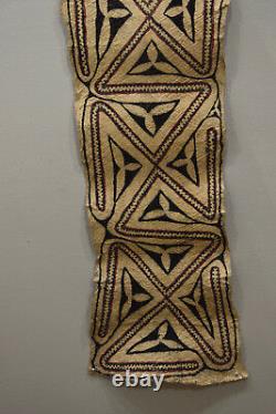 Papua New Guinea Tapa Barkcloth Ceremonial Baining Tapa Cloth