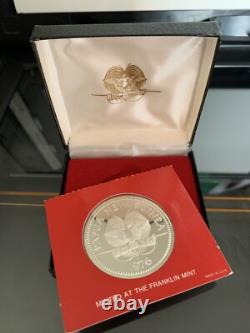 Papua New Guinea Ten 10 Kina 1976 Silver Proof Coin Franklin Mint 41.6 gr SILVER