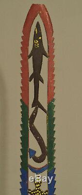 Papua New Guinea Tolai Dance Wand New Britain Wood Dance Performance Wand