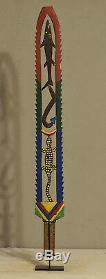 Papua New Guinea Tolai Dance Wand New Britain Wood Dance Performance Wand