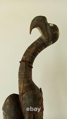 Papua New Guinea Tribal Carved Wooden Totem Statue Figure
