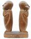 Papua New Guinea Trobriand Island Massim Carved Figure double Wood Statue tribe