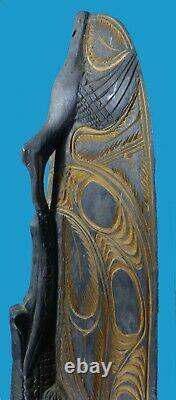Papua New Guinea Very Large Ancestor Mask Great Carving