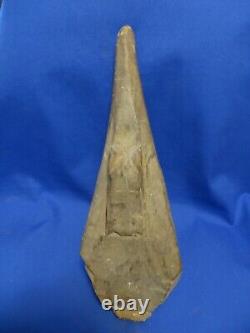 Papua New Guinea Very Old Wood Canoe Prow Hand Carved Stone Tools Sortmeri Tribe