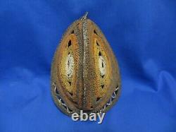 Papua New Guinea Very Old Yam Ceremony Mask Wosera Hand Woven Plant Pigments