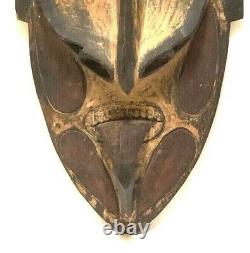 Papua New Guinea Vintage Carved Native Tribal Wood Mask