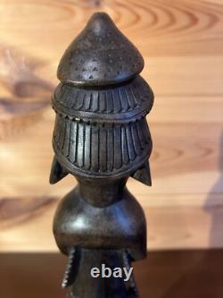 Papua New Guinea Vintage Wooden Sculpture Female Massim Tobriand Islands