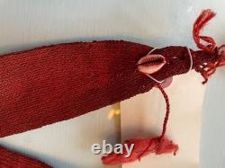 Papua New Guinea Western Highlands Kina Shell Necklaces with Red Pigment