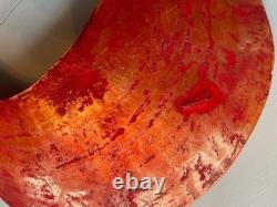 Papua New Guinea Western Highlands Kina Shell Necklaces with Red Pigment