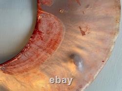 Papua New Guinea Western Highlands Kina Shell Necklaces with Red Pigment