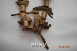 Papua New Guinea Witchdoctors Necklace, Bones 11 1900s Prov