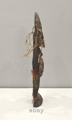 Papua New Guinea Wood Figure Ceremonial Mindimbit Village