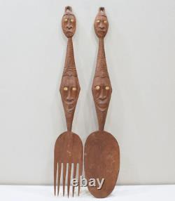 Papua New Guinea Wood Fork and Spoon