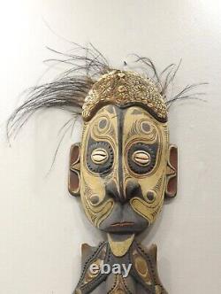 Papua New Guinea Wood Hook Statue Kaminabit Village