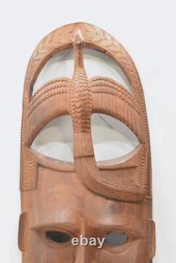 Papua New Guinea Wood Mask Massim Islands