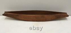 Papua New Guinea Wood Pandanadus Bowl Wuvulu Island