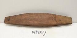 Papua New Guinea Wood Pandanadus Bowl Wuvulu Island