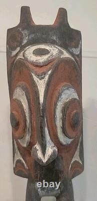 Papua New Guinea Wood Sepik River tribal figure Circa 1960's