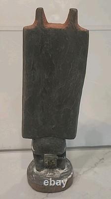 Papua New Guinea Wood Sepik River tribal figure Circa 1960's