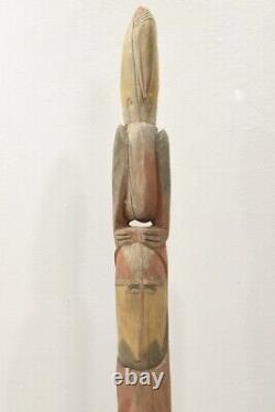 Papua New Guinea Wood Statue BlackWater Lakes