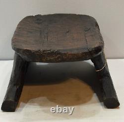 Papua New Guinea Wood Stool Upper Sepik