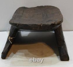 Papua New Guinea Wood Stool Upper Sepik