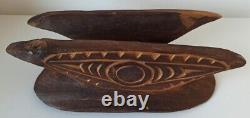 Papua New Guinea Wood Stool Upper Sepik River Carvings