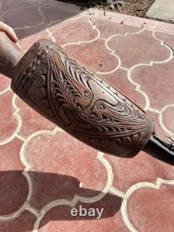 Papua New Guinea Wooden Slit Drum Vintage Hand Carved
