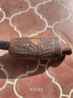 Papua New Guinea Wooden Slit Drum Vintage Hand Carved