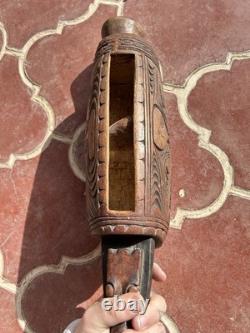 Papua New Guinea Wooden Slit Drum Vintage Hand Carved