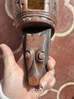 Papua New Guinea Wooden Slit Drum Vintage Hand Carved