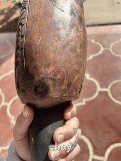 Papua New Guinea Wooden Slit Drum Vintage Hand Carved