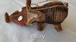 Papua New Guinea- Woven Boar- Tribal Art